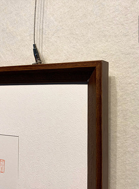 劝学诗四开手写书法作品实木框字画书房办公室装饰画挂画定制