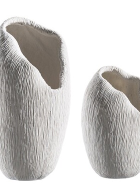 现代简约陶瓷创意花瓶摆件样板房售楼处酒店家具城家居客厅软装