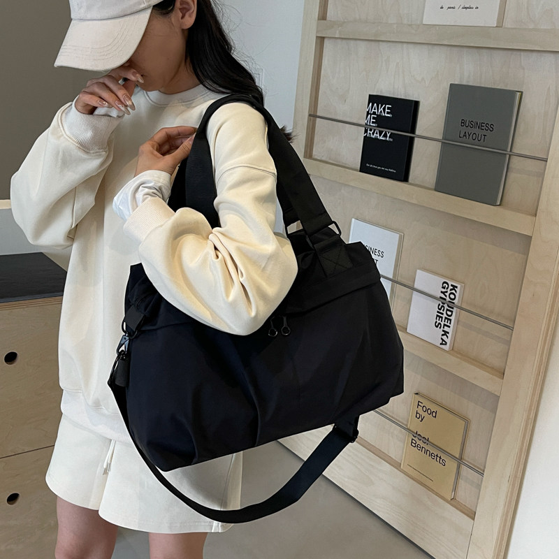 休闲大容量帆布包时尚短途旅行包女轻便行李袋外出旅游瑜伽健身包,淘宝优惠券,粉丝福利购,淘宝优惠卷