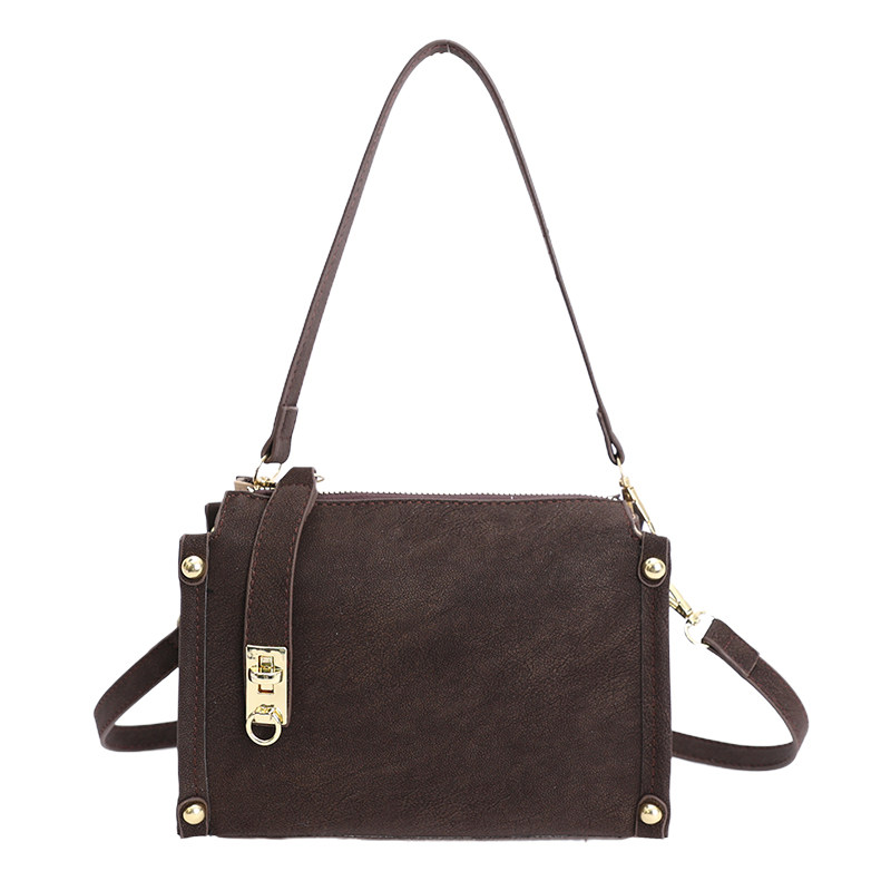 温柔粉色复古轻奢高级感盒子小方包女式2025新款手提包单肩斜挎包,淘宝优惠券,粉丝福利购,淘宝优惠卷