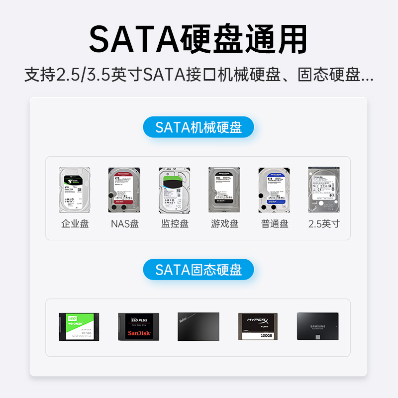 ORICO/奥睿科2.5/3.5寸硬盘盒笔记本sata外接机械typec3.1usb读取 - 图3