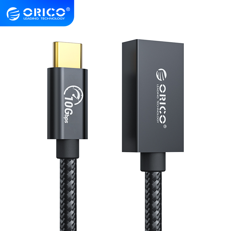 ORICO/奥睿科USB3.1Gen2转接线Type-C转USB全功能公对母OTG数据线延长线连接硬盘HUB键盘适用苹果电脑手机 - 图0