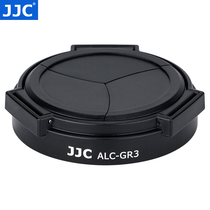 JJC适用于理光GR3X自动镜头盖Ricoh GRIII镜头保护盖GR3 GRIIIX防尘防灰盖子GR3 GR3X滤镜五防镀膜UV镜配件-图1