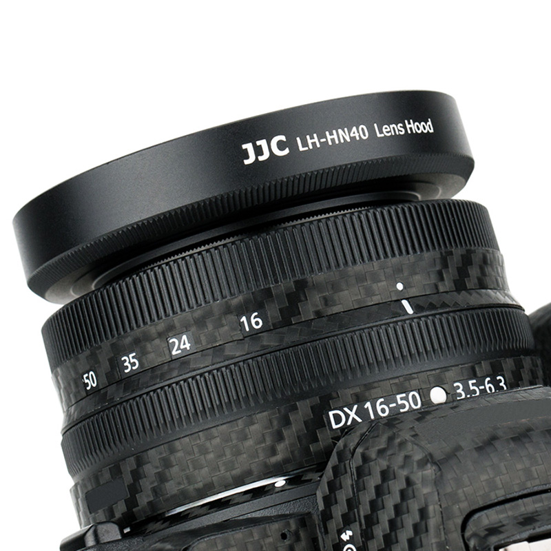 JJC 适用于尼康HN-40遮光罩微单相机Z30 Zfc ZFC Z6II Z7II Z9 Z7 Z6 Z50镜头Z 16-50mm套机配件46mm数码配件 - 图3