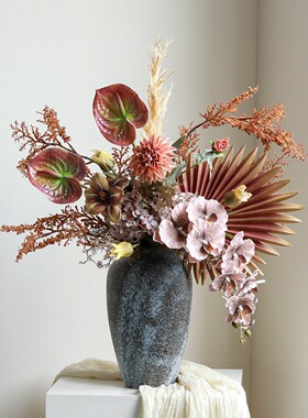 中古风仿真花永生花高级感