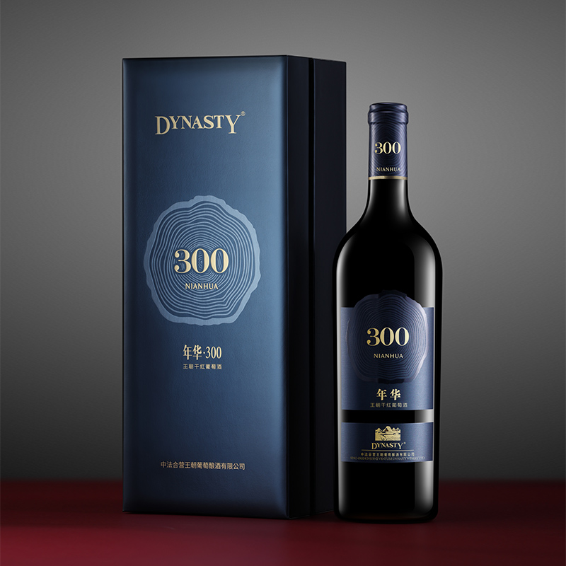 王朝（DYNASTY）年华·300干红葡萄酒750ml国产红酒年货送礼 - 图1