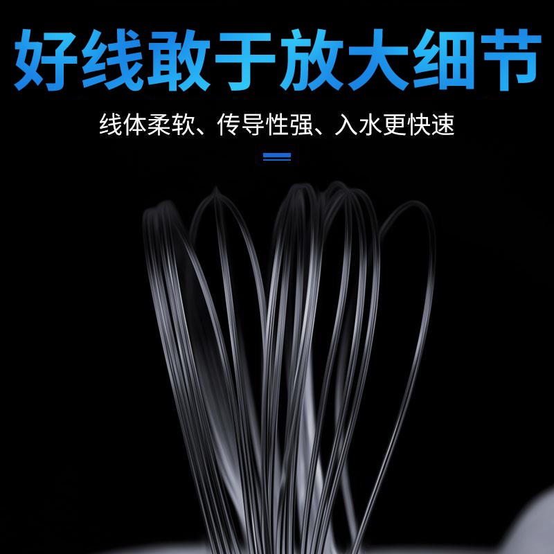 钓鱼线0.8主线正品纯进口快速沉水超柔软路亚专用谷麦尼龙渔子线