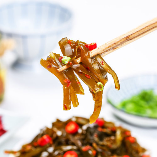 25袋海婷开袋即食海带丝香辣零食麻辣下饭菜咸菜小包装整箱商用 - 图0