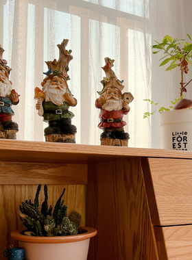 小矮人美式乡村风造景杂货装饰品