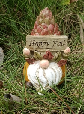 甘道夫摆件地精花园庭院户外精灵装饰景观创意矮人艾草丰收节摆设