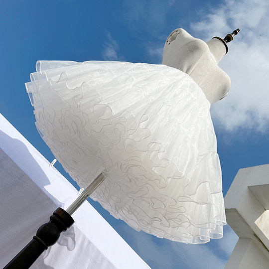 洛丽塔裙撑四层45厘米无骨百搭软纱微暴力日常衬裙裙撑Lolita