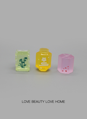 好无聊！摆几个夜光灯笼精致迷你工位办公桌小摆件可爱情绪治愈