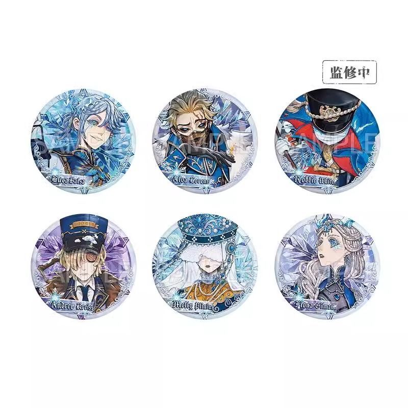 现货官方正版 第五人格周边冰霜国度主题系列徽章吧唧透卡 囚徒 - 图3