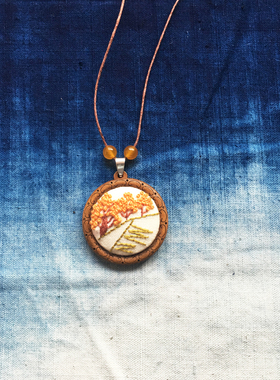 手工森女系文艺风棉麻饰品挂件