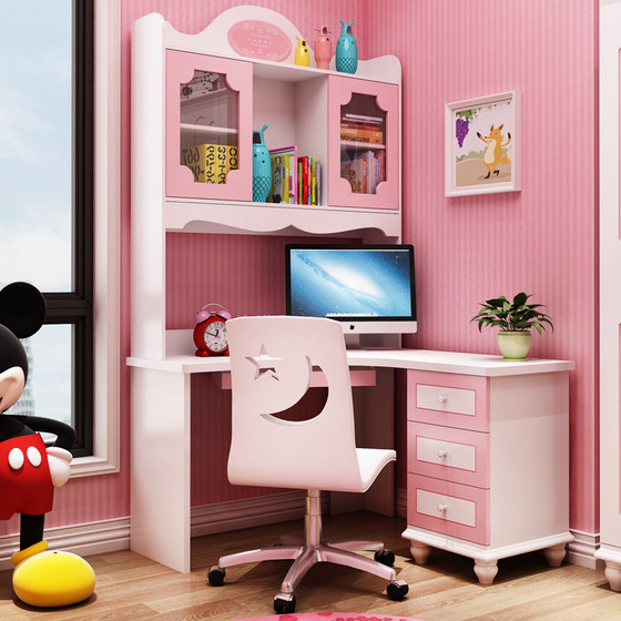 pink desk for girls