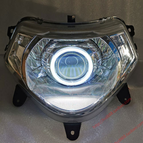 适用于本田WH125T-5A 9A 喜致喜鲨 改装 双光透镜 氙气灯大灯总成 - 图1
