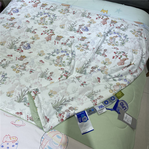 儿童凉感被小青芯夏凉被贴肤小凉被植物冰淇淋空调被可水机洗被子 - 图2