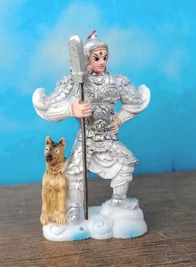 二郎神摆件神话人物盆景鱼缸造景