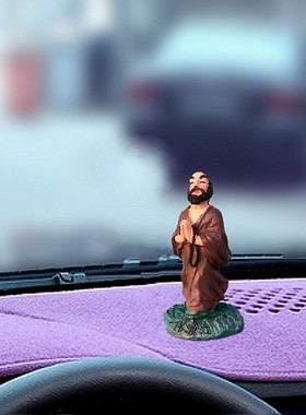 东渡达摩禅意佛像中式装饰摆件