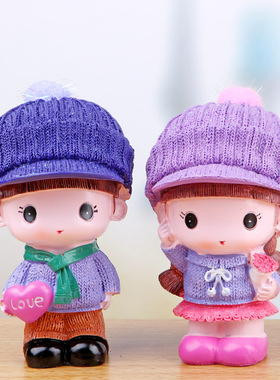 可爱风ins情侣迷你少女心装饰品