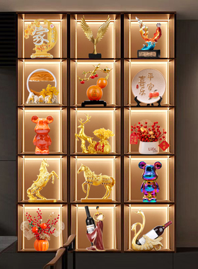 爱心熊餐厅家居简约酒柜玄关摆件