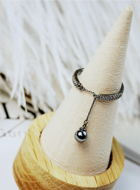 联合格韩国合金情侣日戒指锁链