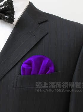 流行十色胸花插片式集合口袋巾