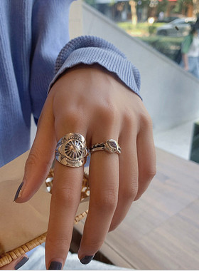 欧美设计感复古夸张女夸张戒指