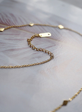 脖子在闪光~洋气精致项链