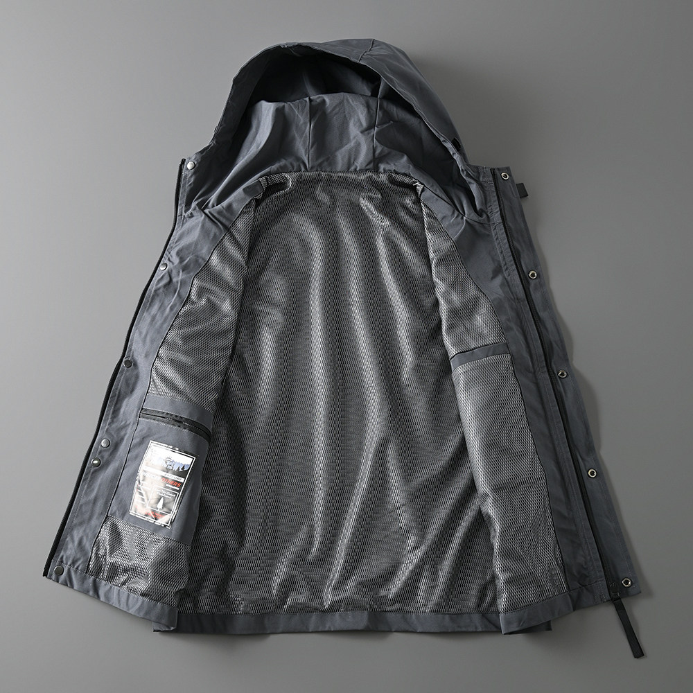 鸟家外贸尾单男士户外机能防风防水耐磨多口袋工装连帽马甲外套潮,淘宝优惠券,粉丝福利购,淘宝优惠卷