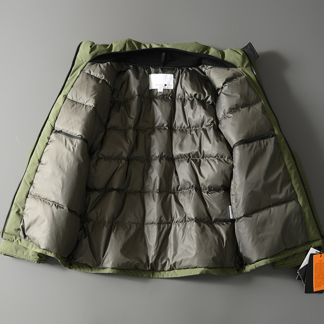 Workwear loose silhouette thickened warm down jacket