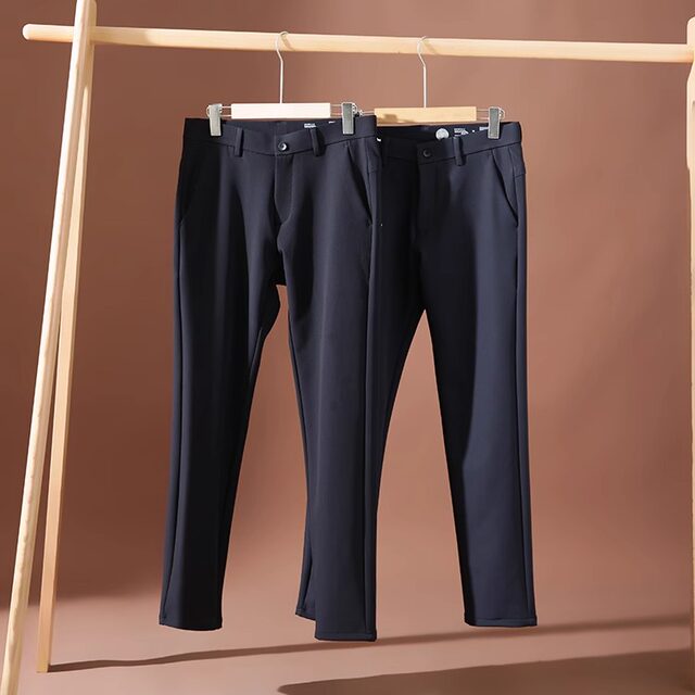 Double-layer thickened composite nanotechnology three-proof casual pants
