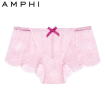 amphi Huaeurs Day Department Sweet Teenage Girl Full Lace This Year Red Pint Pants Briefs AP2419