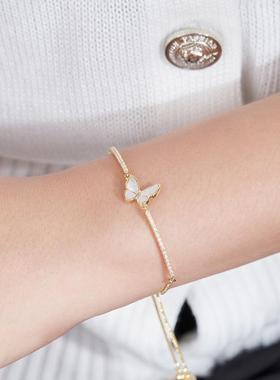 时尚个性轻奢珍珠蝴蝶项链