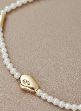 高级感不规则珍珠项链女时尚