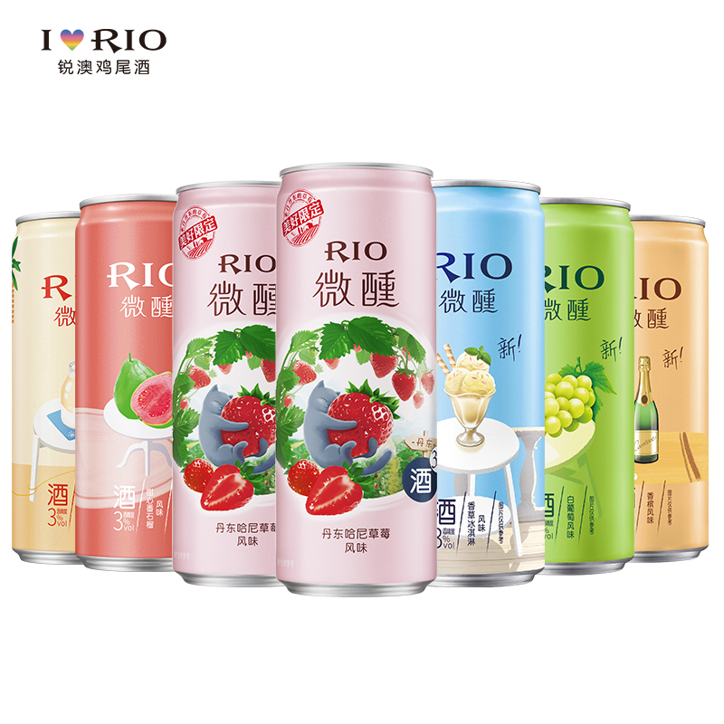 锐澳强爽RIO 330ml微醺小美好rio鸡尾酒果味预调酒果酒洋酒组合装-图2