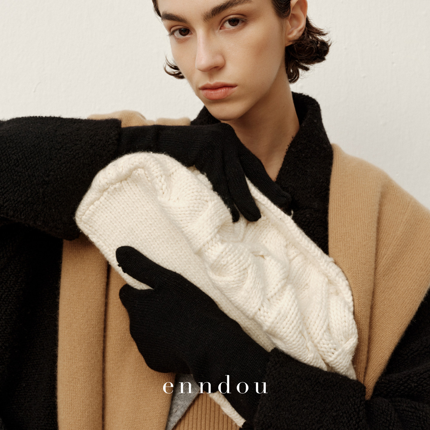 enndou  山羊绒混纺麻花云朵手提包原创设计感,淘宝优惠券,粉丝福利购,淘宝优惠卷