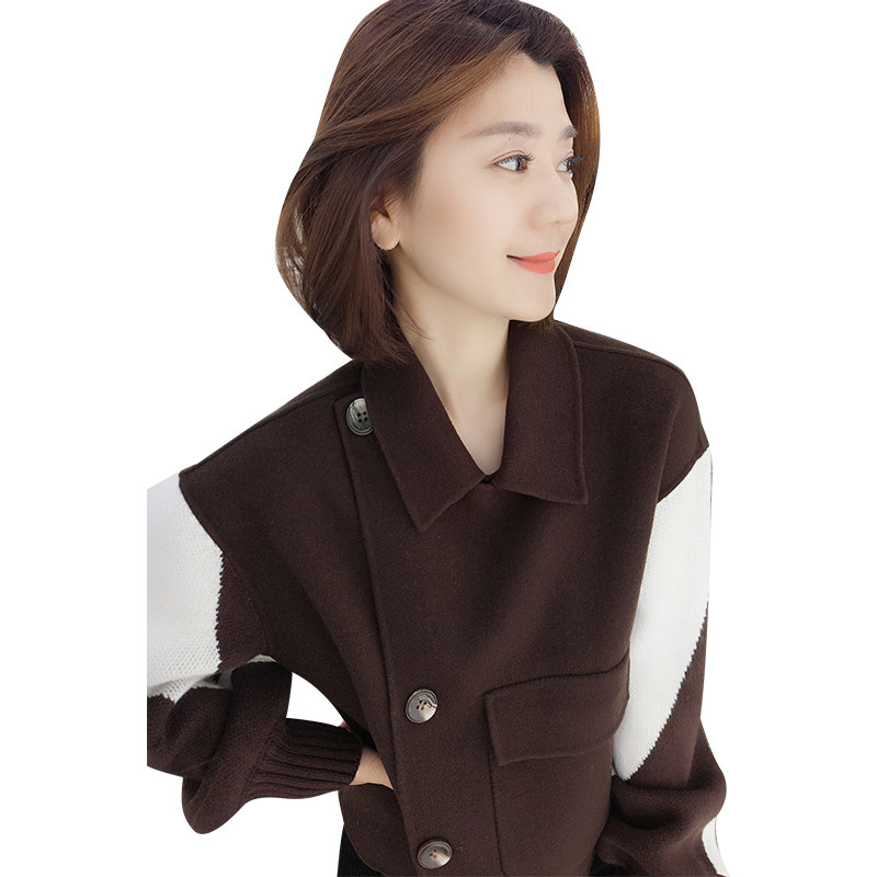 欧洲站秋冬装2020新款欧货加厚毛呢 梵莉思女装毛呢外套