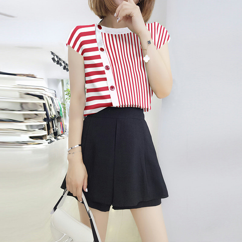 欧洲站2020新款夏装欧货时尚t恤 梵莉思女装T恤