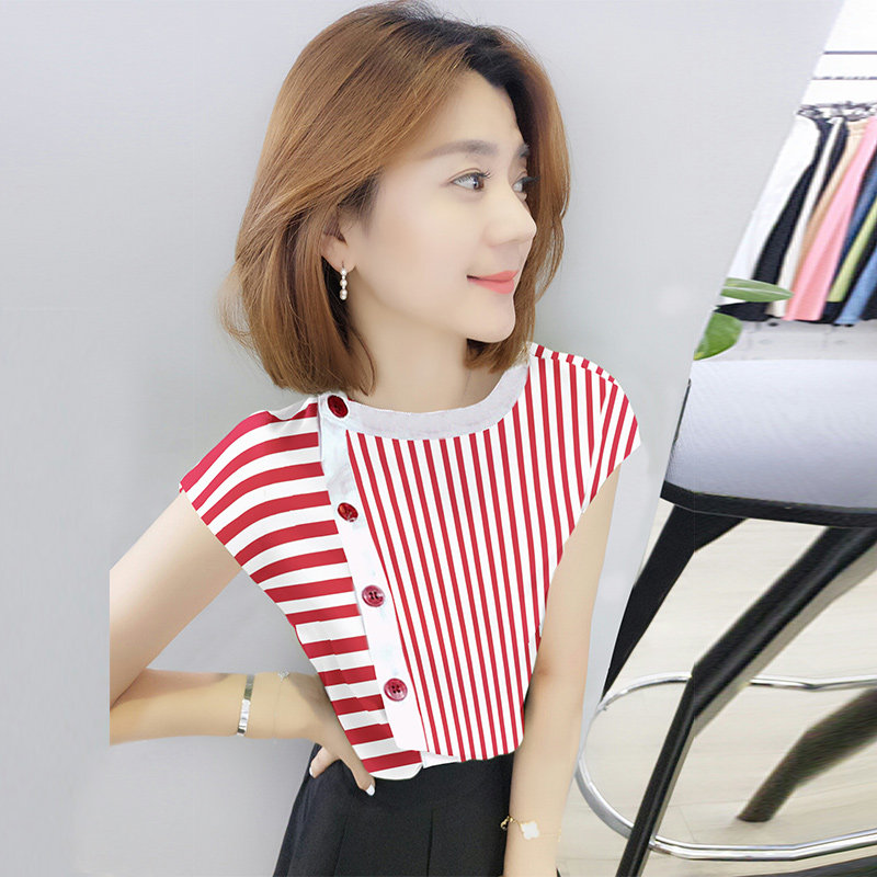 欧洲站2020新款夏装欧货时尚t恤 梵莉思女装T恤