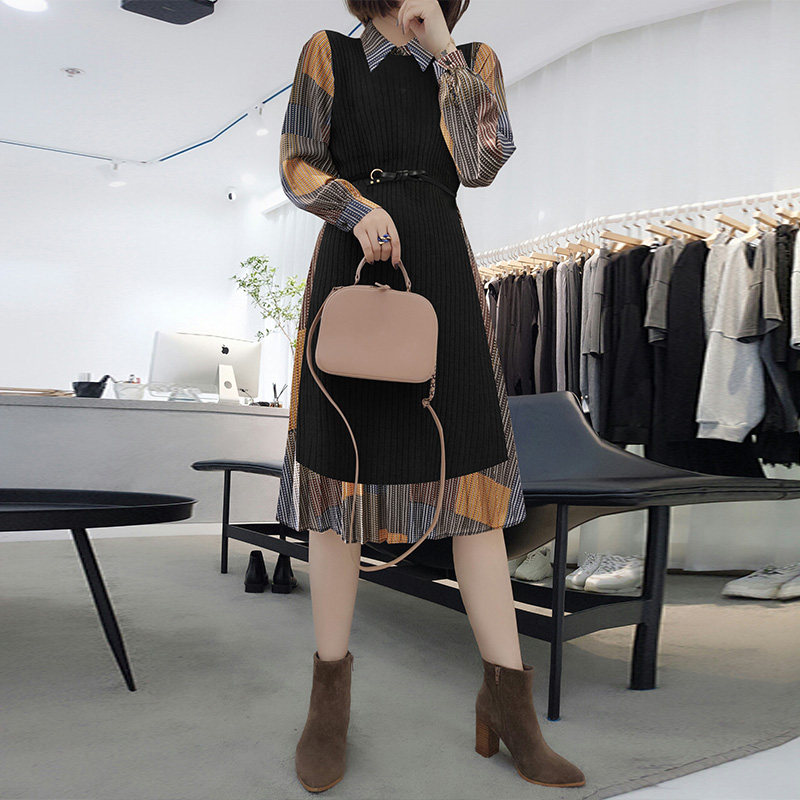 欧洲站2020新款秋装欧货早秋连衣裙 梵莉思女装连衣裙