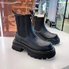 Martha Marceau 2026 Autumn Triangle Label Thick-soled Martin Boots Women's Stove Leg Boots Heightening Short Boots Women's Chimney Boots 291-29
