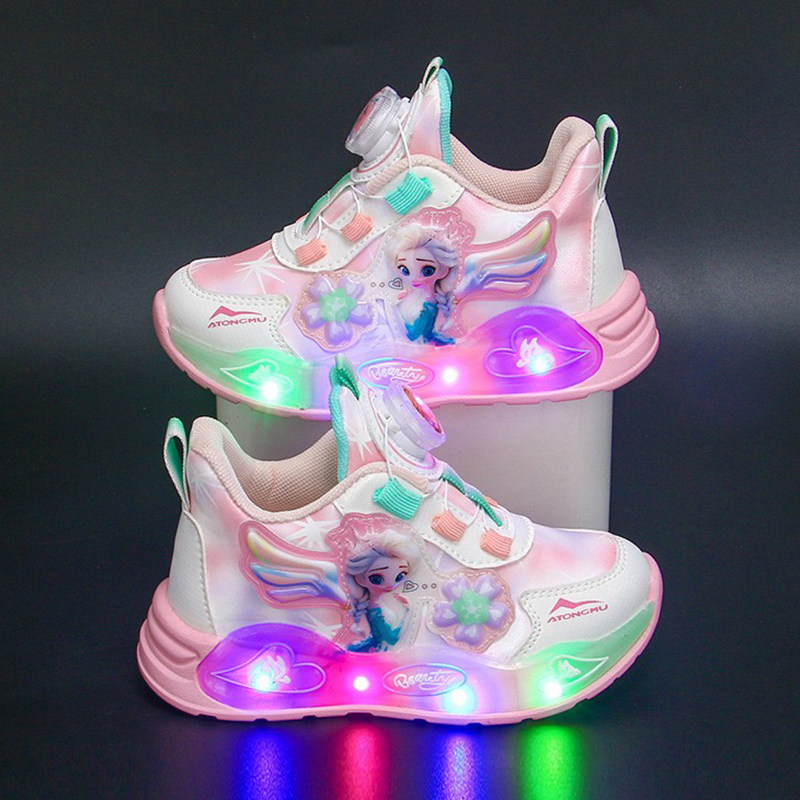 3秋冬款4儿童鞋子带灯5发光加绒女童运动鞋女宝女孩夹棉鞋公主2岁,淘宝优惠券,粉丝福利购,淘宝优惠卷