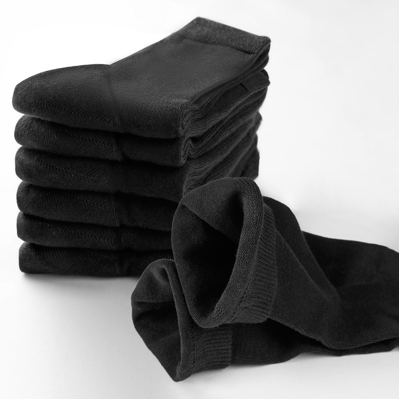 润行防裂袜男女老人松口厚棉袜子 润行长筒袜