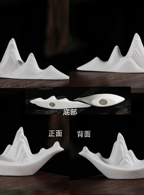 新中式假山创意鱼缸水景桌面造景