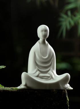 陶瓷中式客厅禅意摆件