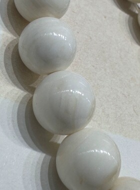 特色老料木纹圆珠手串