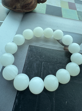 素 天然有机宝石佛家七宝12mm圆珠手串