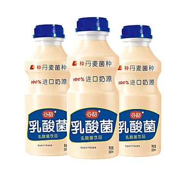 谷韵乳酸菌饮料酸味牛奶330ml×12瓶[10元优惠券]-寻折猪