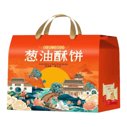 宜兴杨巷夏氏葱油饼礼盒装酥饼千层饼手工小包装早餐特产小吃月饼 - 图1